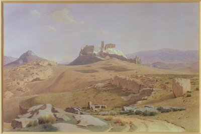 Ansicht der Akropolis, 1887 von Louis Spangenberg